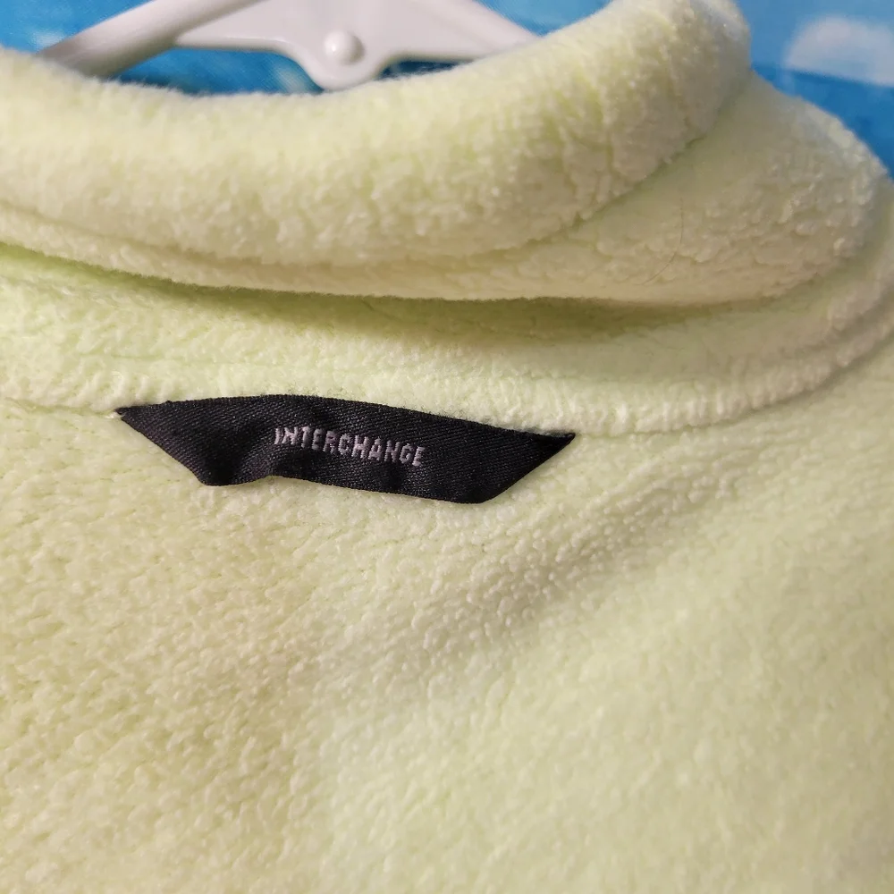 COLUMBIA WOMEN'S YELLOW FLEECE INTERCHANGE LINER JACKET FULL ZIP SIZE‎ MEDIUM